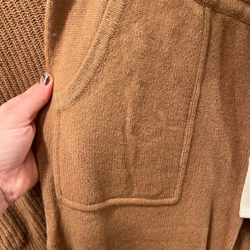 Madewell Tan Knit Joggers cashmere/ wool - Picture 5 of 6